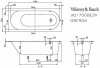 Villeroy & Boch Oberon Wanna prostokątna 170x75 cm biała UBQ170OBE2V01